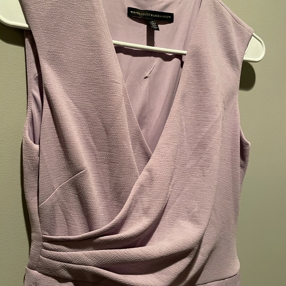 NWOT White House Black Market Purple Wrap Dress 4 - Picture 5 of 11